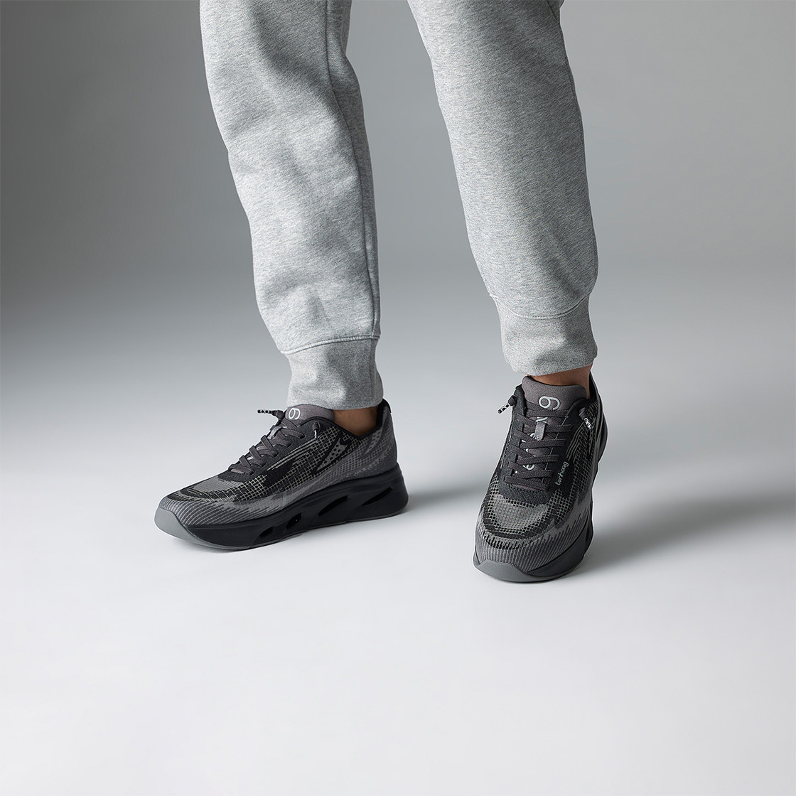 tenhaag wavehaag - Schwarz / Grau, gemustert - Sonderbild